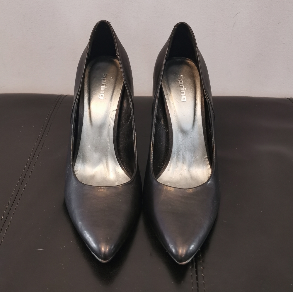 Spring brand Black 4" high heels